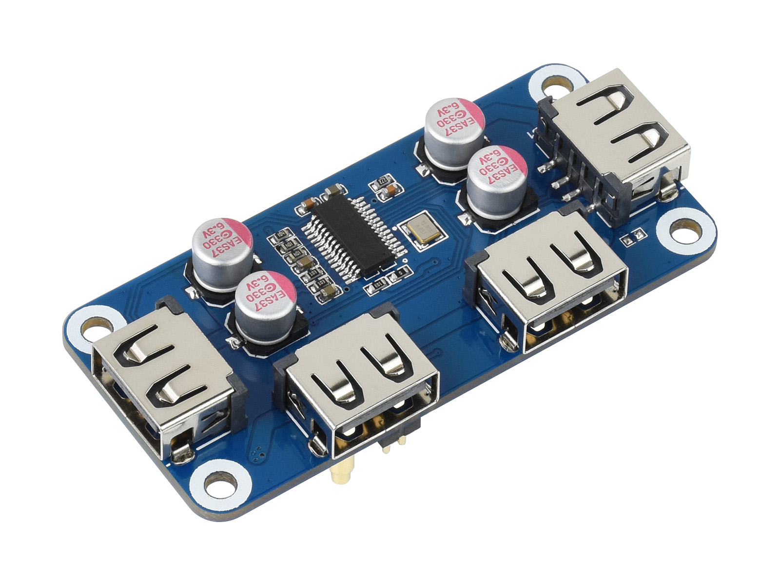 Raspberry Pi Zero - Waveshare USB HUB HAT (B) 4