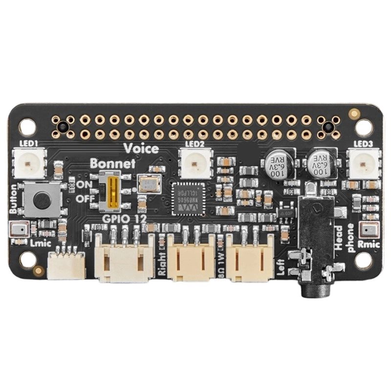 Raspberry Pi Zero - Bonnet FULL-Voice para Raspberry Pi: Dois
