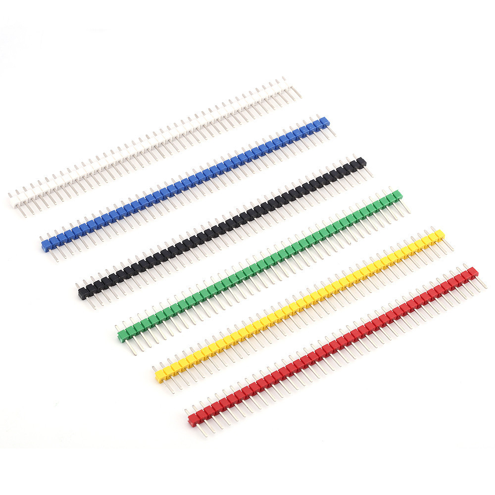 Male Female Header Pin - 10 peças 2.54mm 1x40pin fileira única