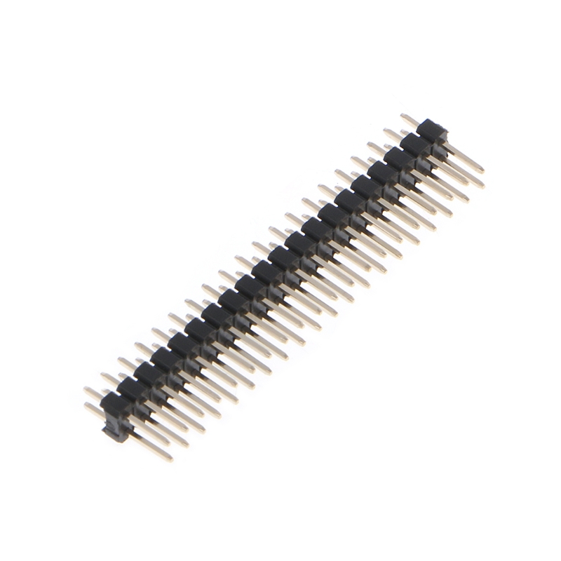 Male Female Header Pin - 2.54mm 2x20 pinos quebráveis macho duplo,