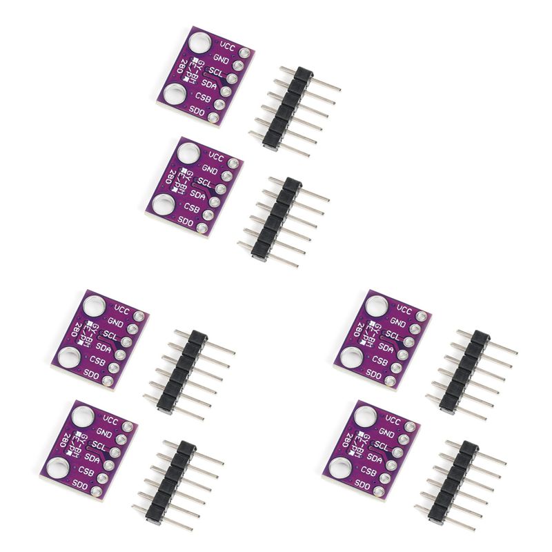 Bme280 Humidity Sensor - A93E-6PCS BME280 Módulo Sensor 3.3V Sensores