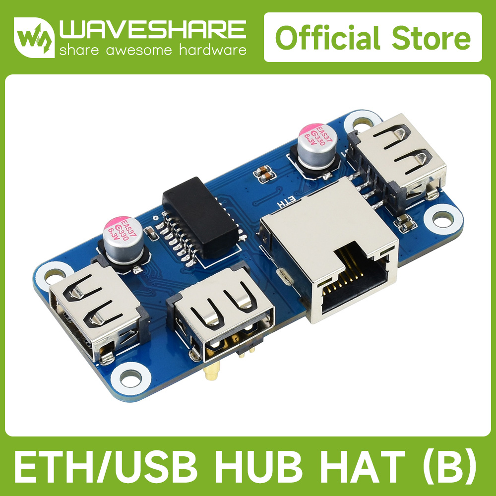 Waveshare USB HUB HAT (B) 4 po - Raspberry Pi Zero avaliação e preço