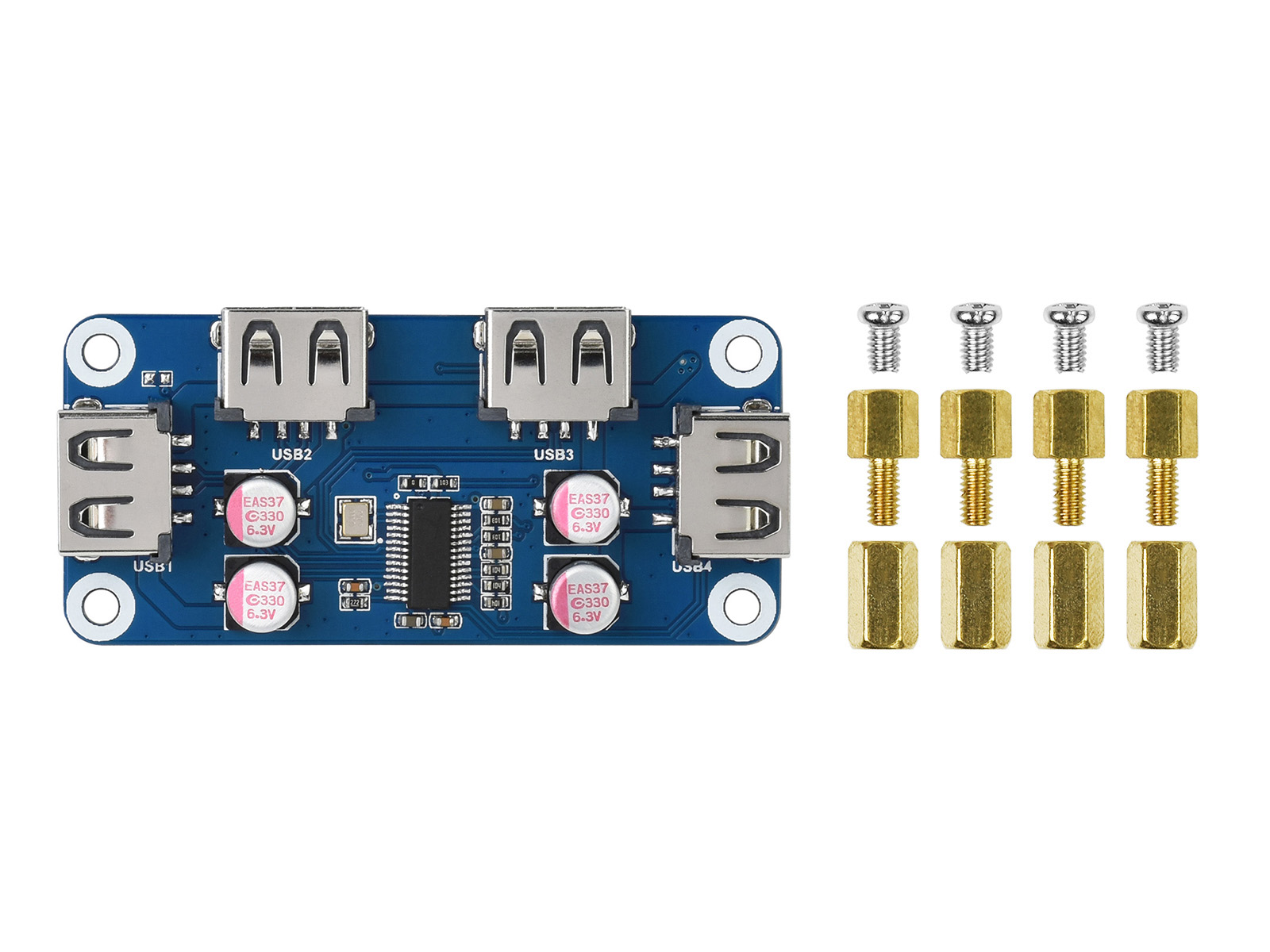 Waveshare USB HUB HAT (B) 4 po - Raspberry Pi Zero avaliação e preço