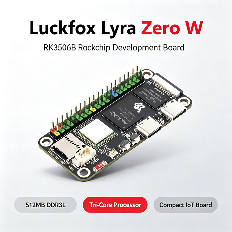 Placa Luckfox Lyra Zero W RK35 - Raspberry Pi Zero avaliação e preço