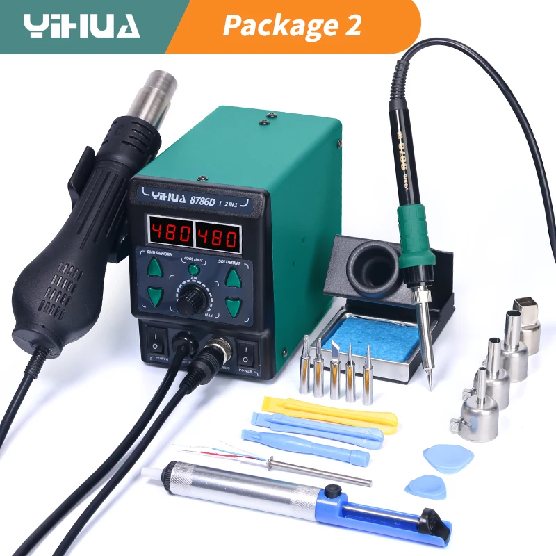 Yihua 8786d ferro de solda est - Diy Electronics Hobby avaliação e preço