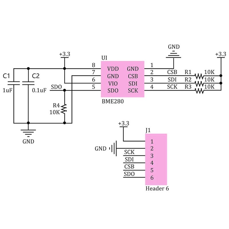 A93E-6PCS BME280 Módulo Sensor - Bme280 Humidity Sensor avaliação e preço