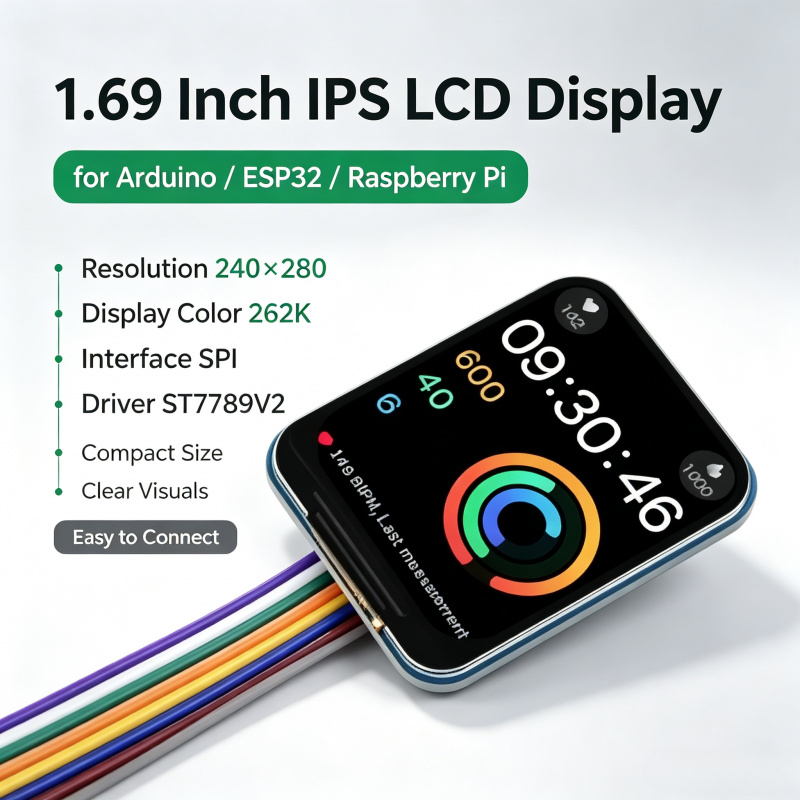 Módulo LCD IPS de 1,69 polegad - Raspberry Pi Zero avaliação e preço