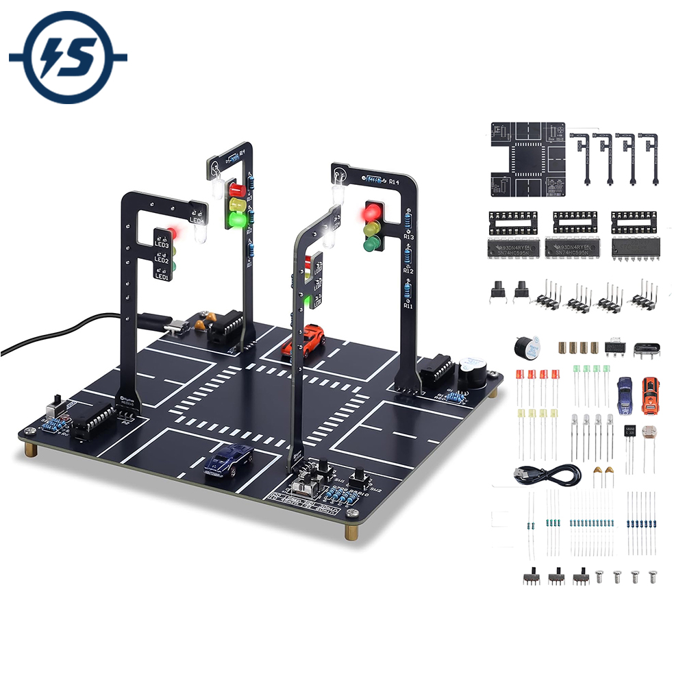 Kit simulador de semáforo com  - Diy Electronics Kits For Adults avaliação e preço